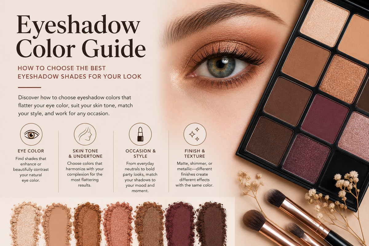 Eyeshadow Color Guide: How to Choose the Best Eyeshadow Shades for Your Look