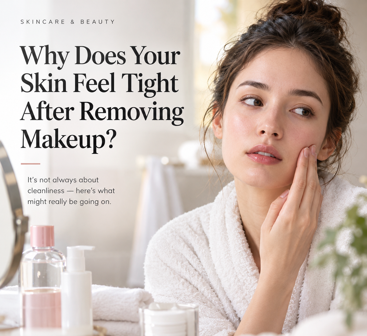 Why Does Your Skin Feel Tight After Removing Makeup?