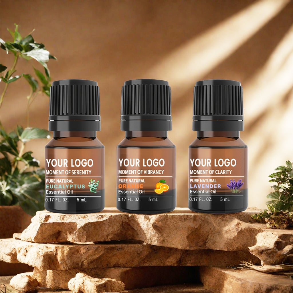 Private Label Pure Essential Oil Series Grapefruit Tea Tree Rose Organic