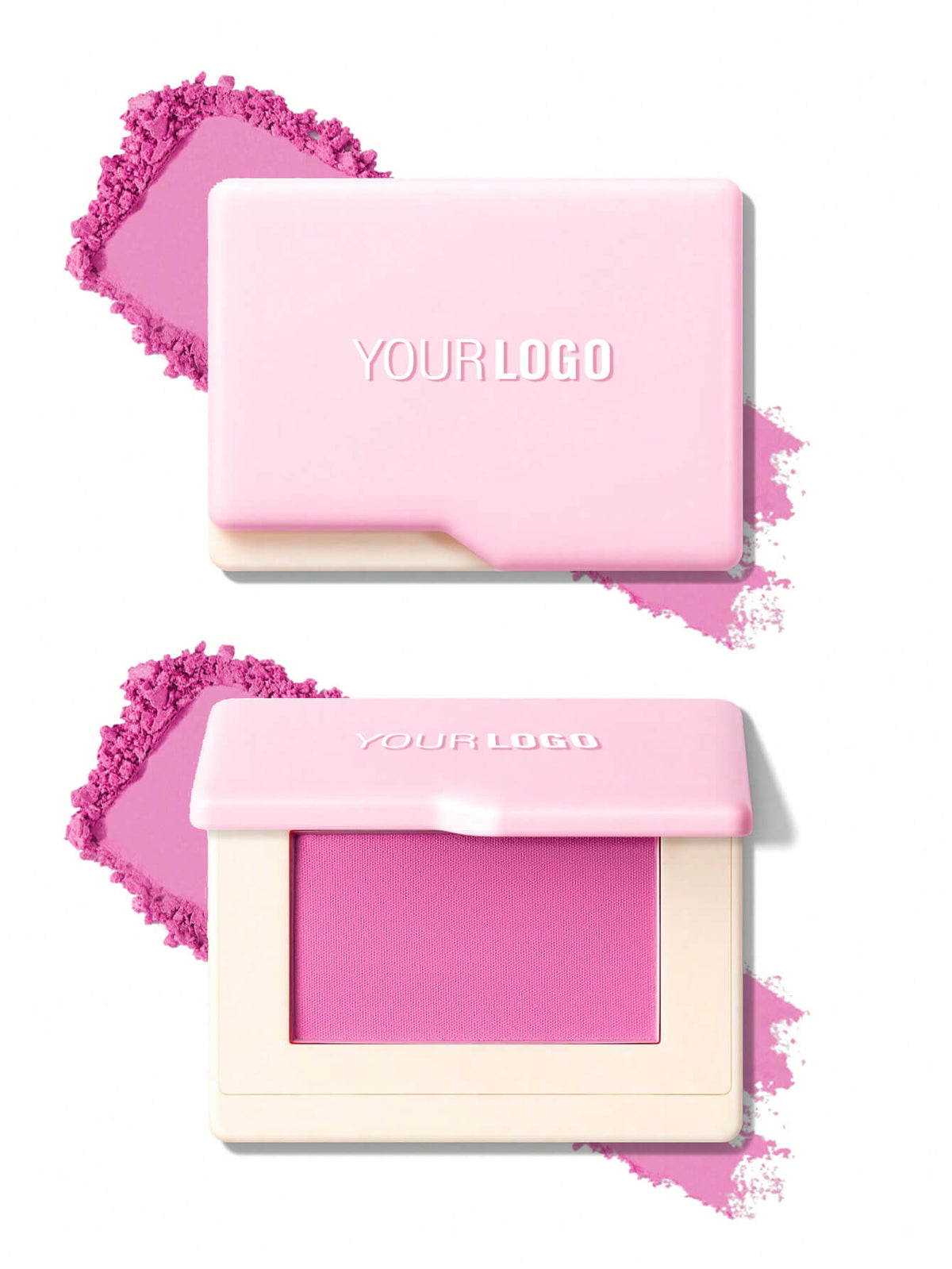 Monochrome pressed powder