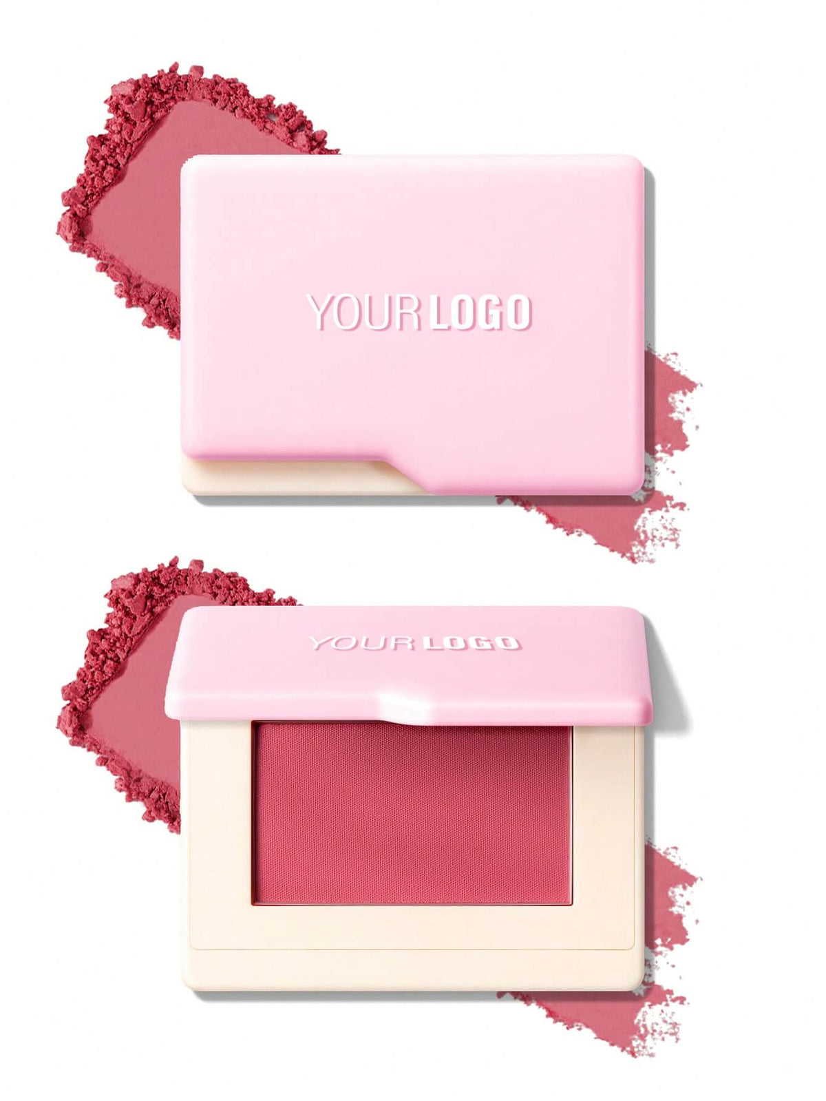 Monochrome pressed powder