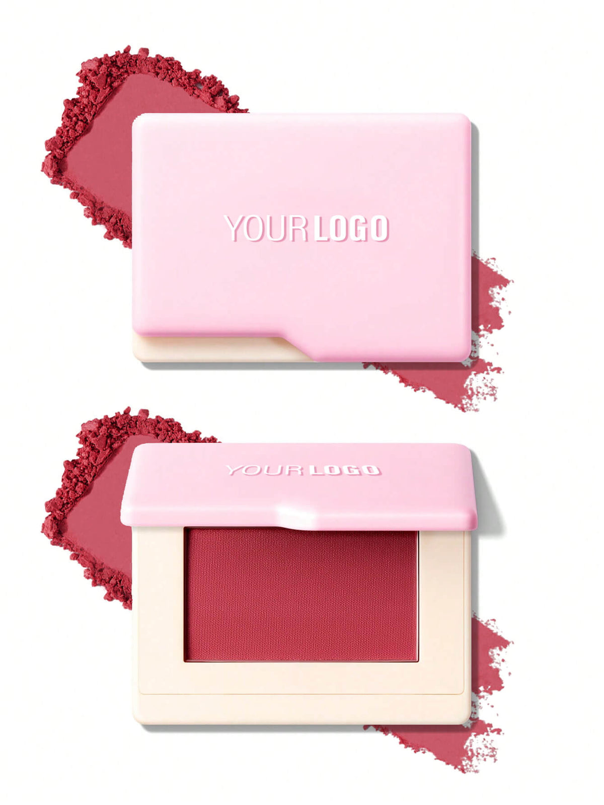 Monochrome pressed powder