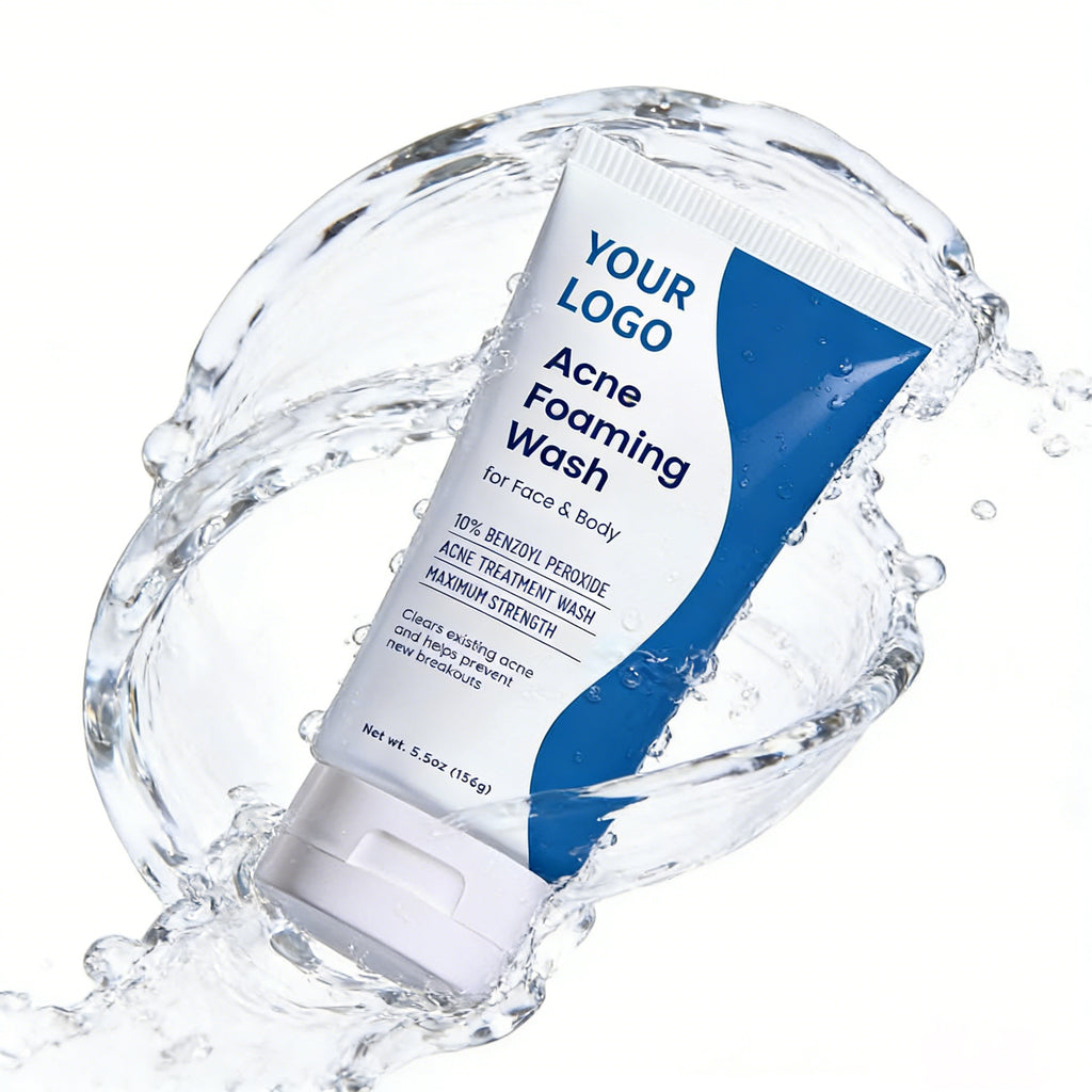 Private Label Facial Cleanser for All Skin Types Gentle Face Wash