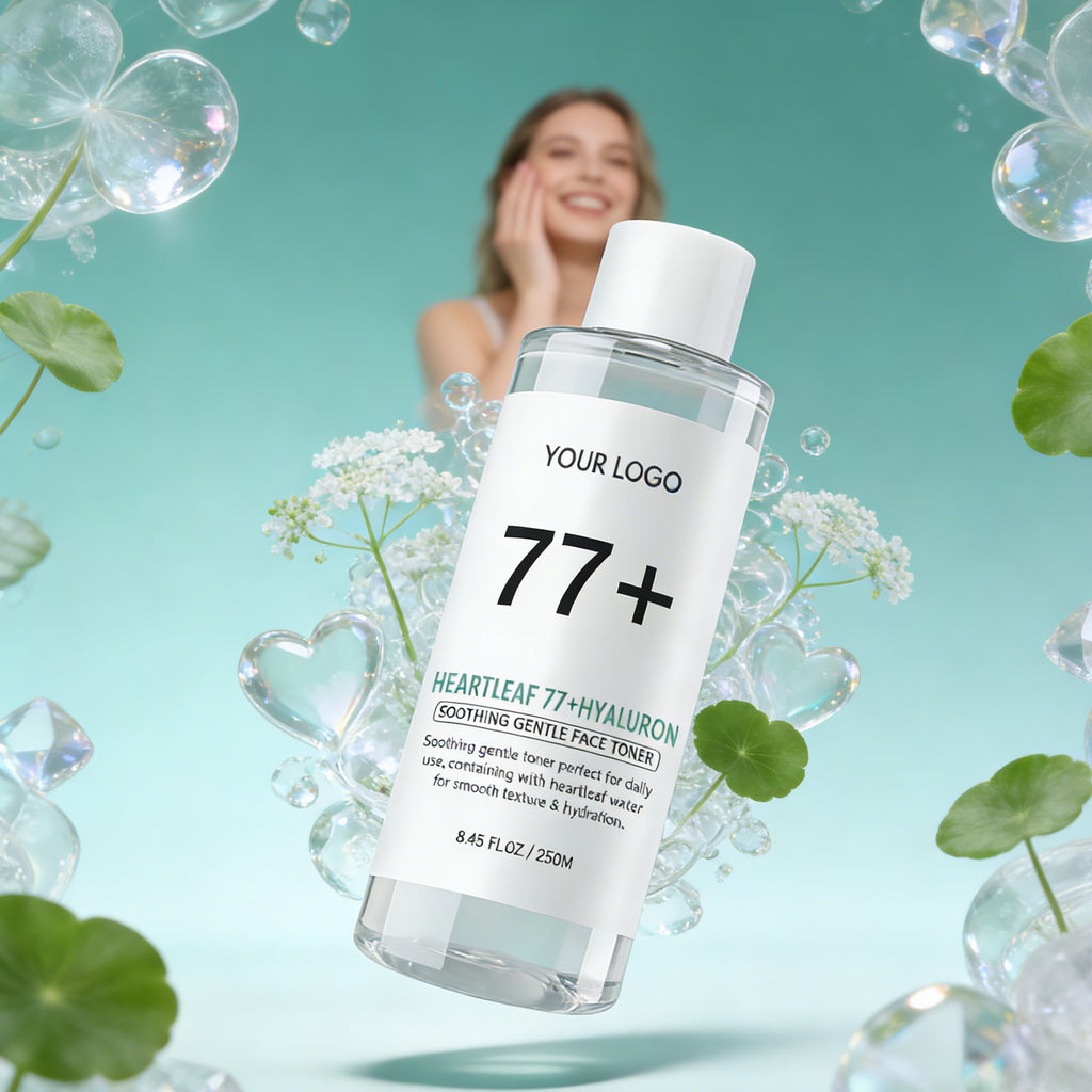 Private Label Heartleaf 77 Hyaluron Soothing Gentle Face Toner