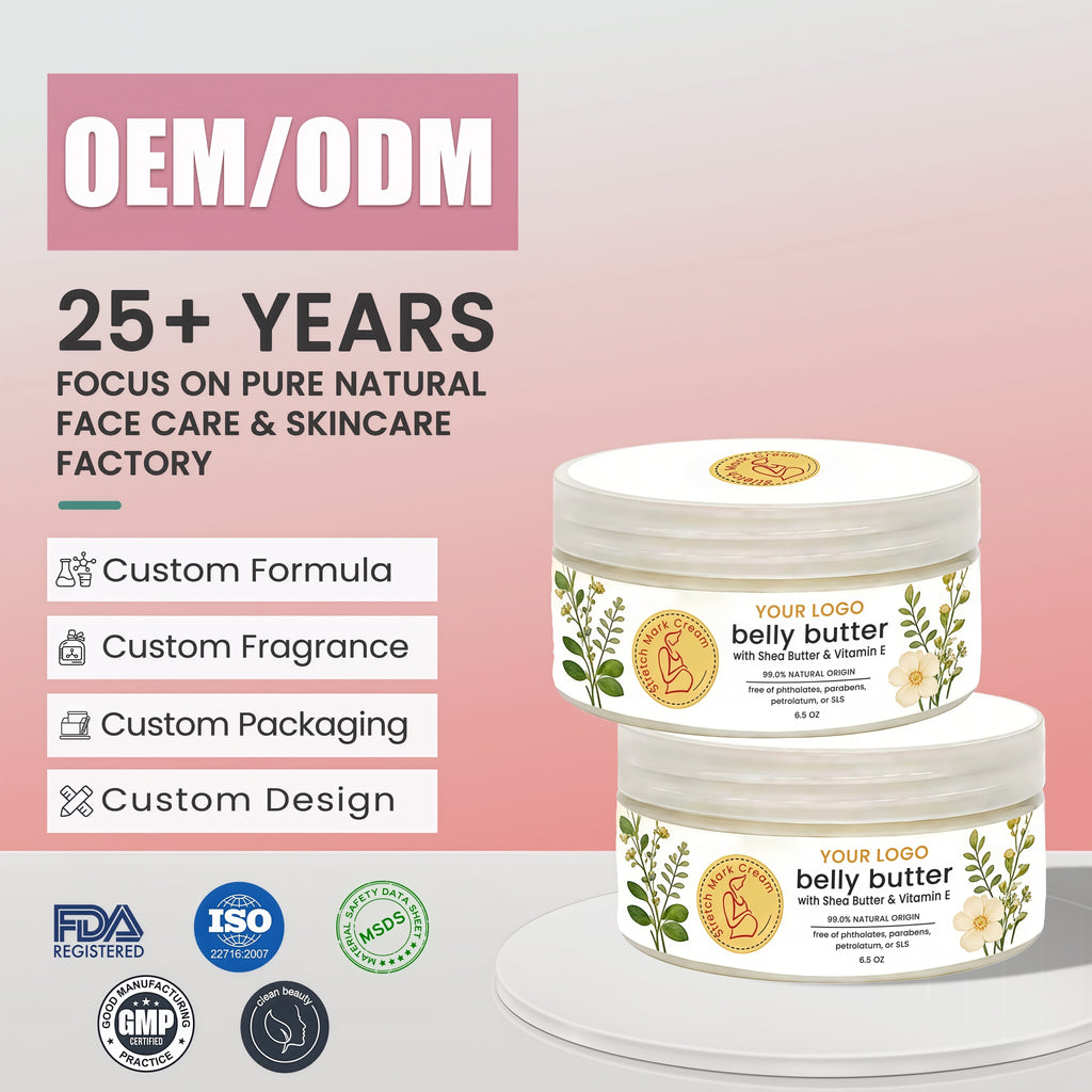 Private Label Belly Butter Pregnancy Stretch Mark Cream