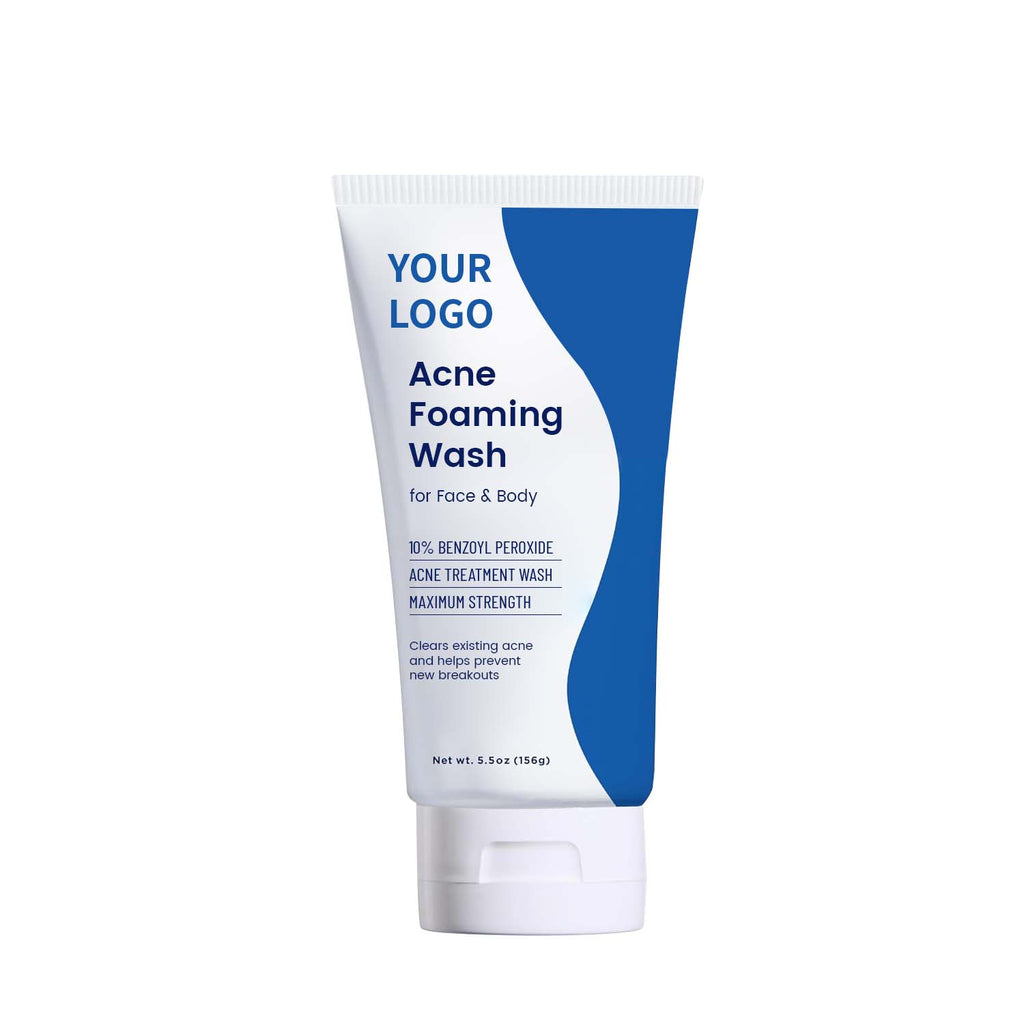 Private Label Facial Cleanser for All Skin Types Gentle Face Wash