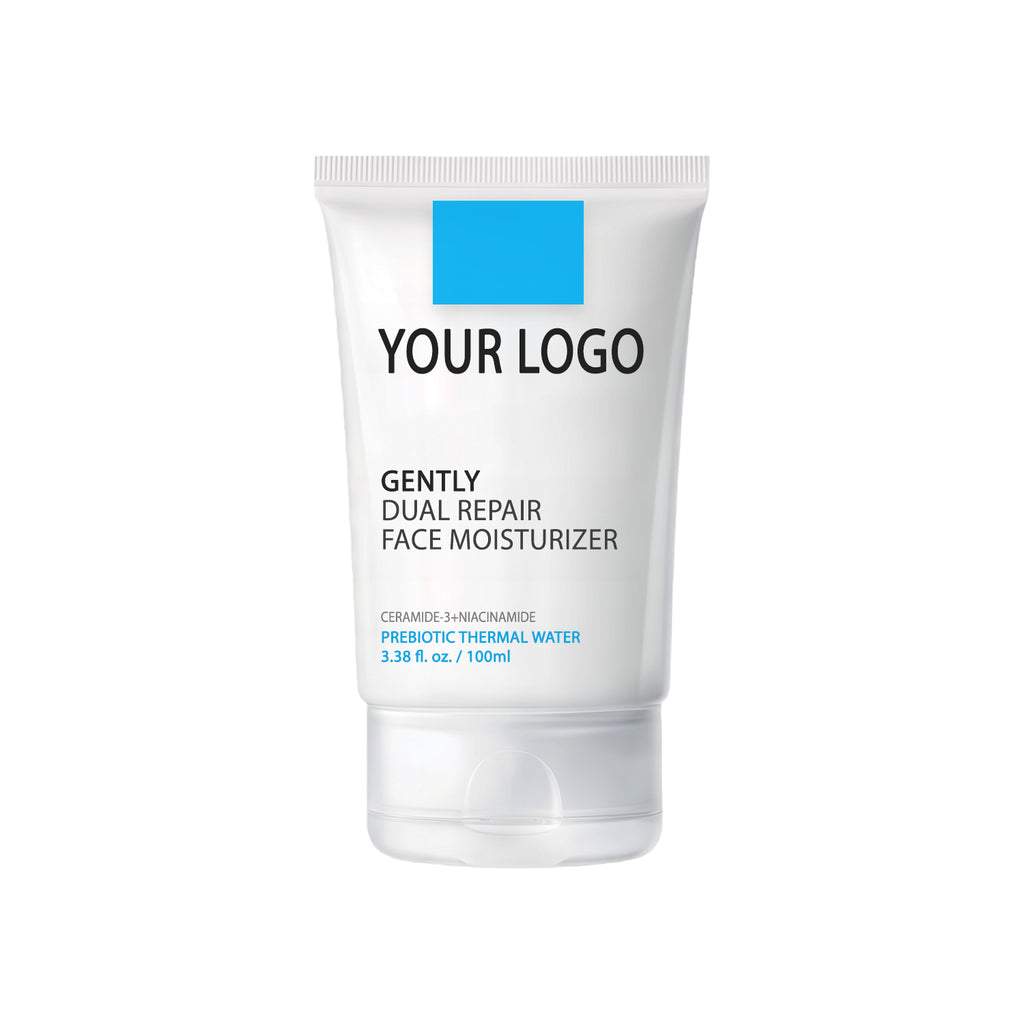 Private Label Dual Repair Face Moisturizer Ceramide Niacinamide Barrier Cream