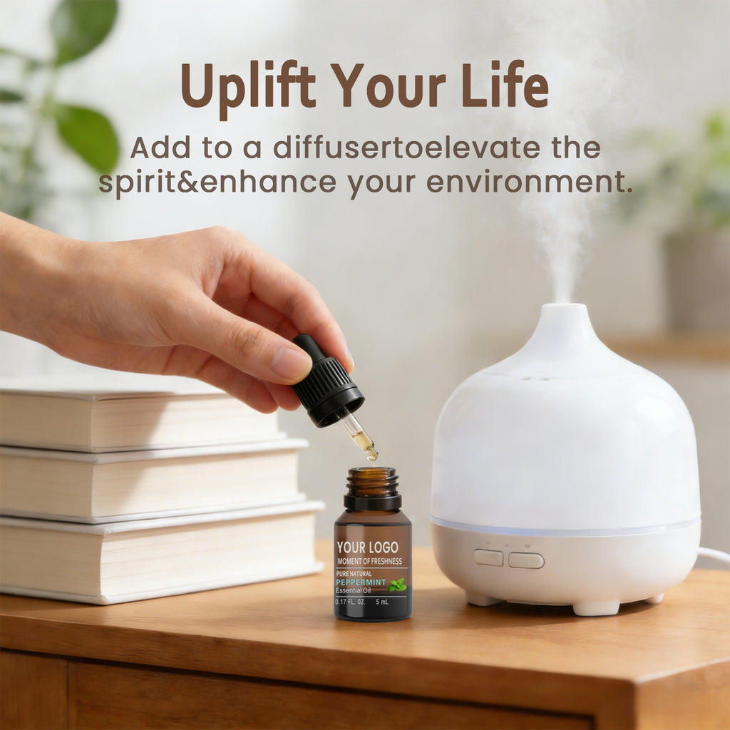 Private Label Pure Essential Oil Series Grapefruit Tea Tree Rose Organic