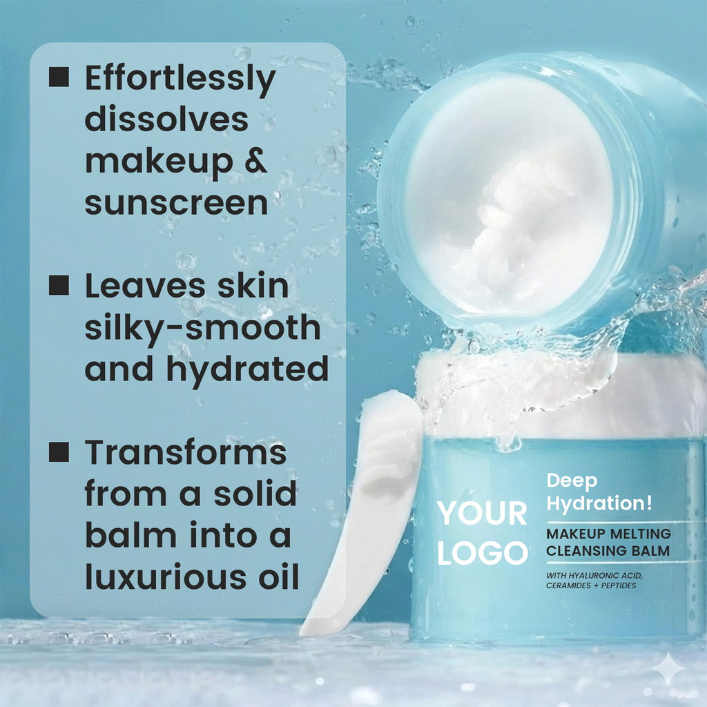 Private Label Cleansing Balm Gentle Makeup Removal for All Skin Types