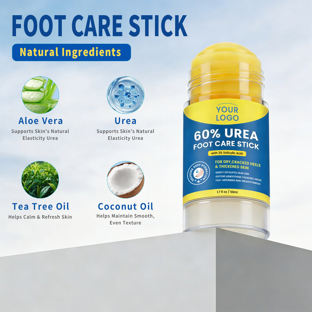 Private Label 60% Urea Foot Care Stick Salicylic Acid Dry Cracked Heels