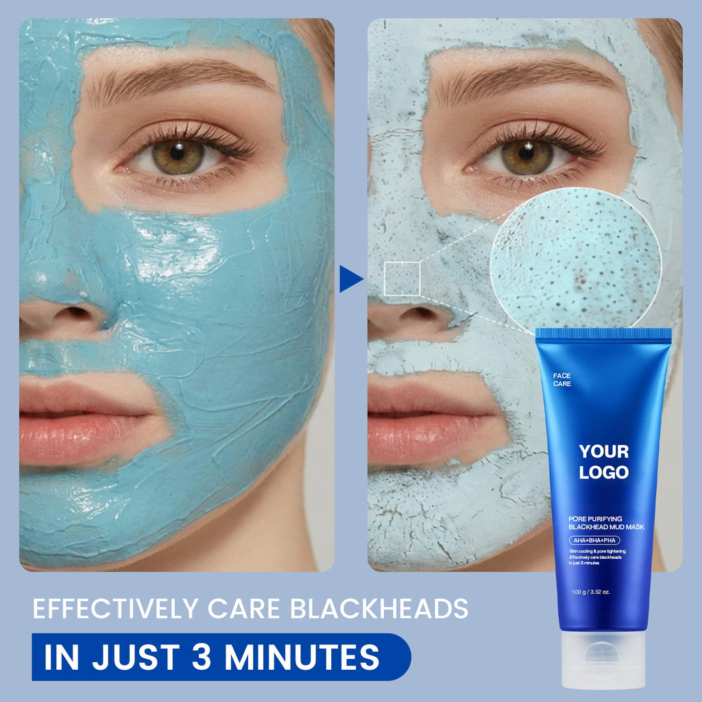 Private Label Pore Purifying Blackhead Mud Mask