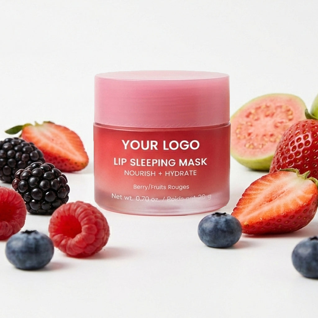 Private Label Lip Sleeping Mask Nourishing Overnight Hydration Berry