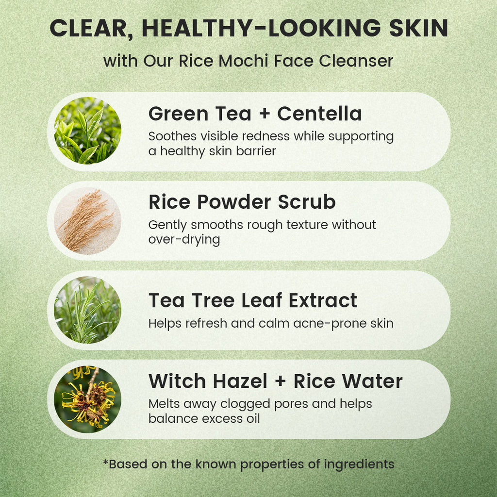 Private Label Rice Mochi Cleanser   Hydrating & Deep Cleansing Face Wash