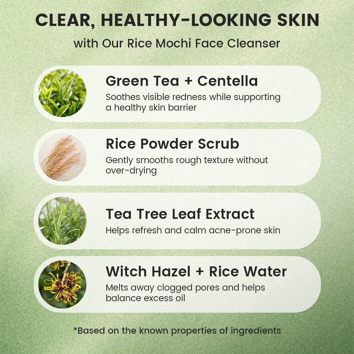 Private Label Rice Mochi Cleanser   Hydrating & Deep Cleansing Face Wash