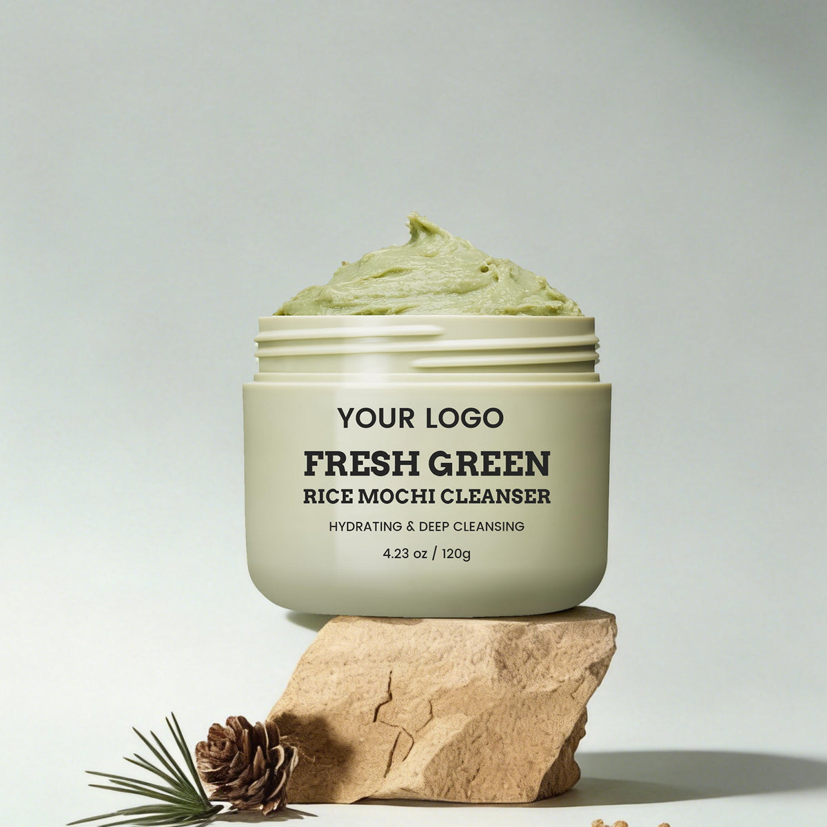 Private Label Rice Mochi Cleanser   Hydrating & Deep Cleansing Face Wash