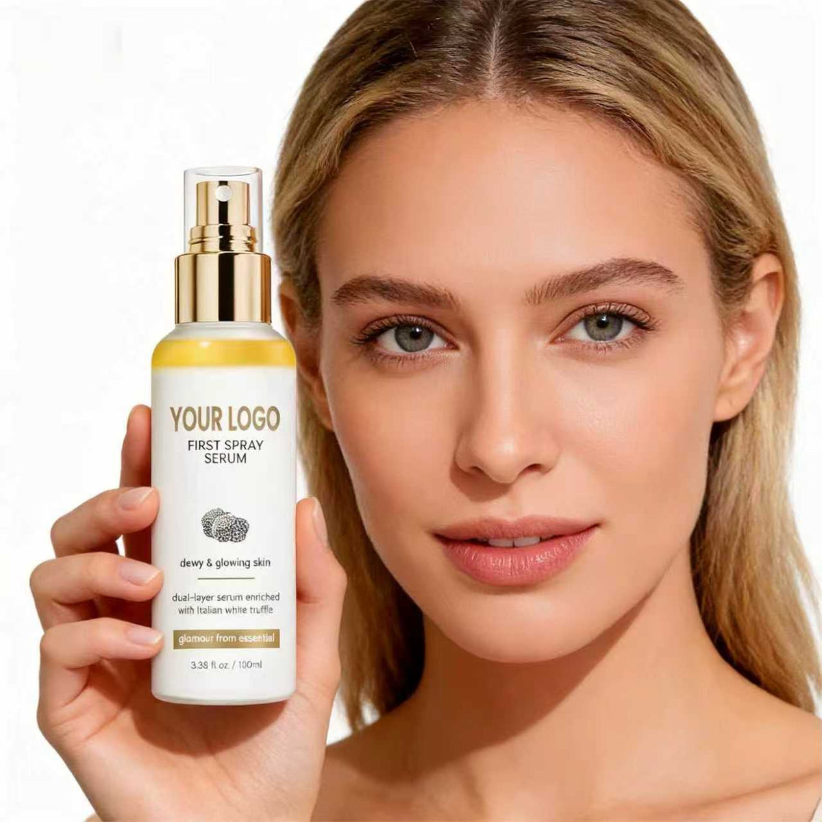 Private Label All in One Glow Spray Toner Serum Setting Mist
