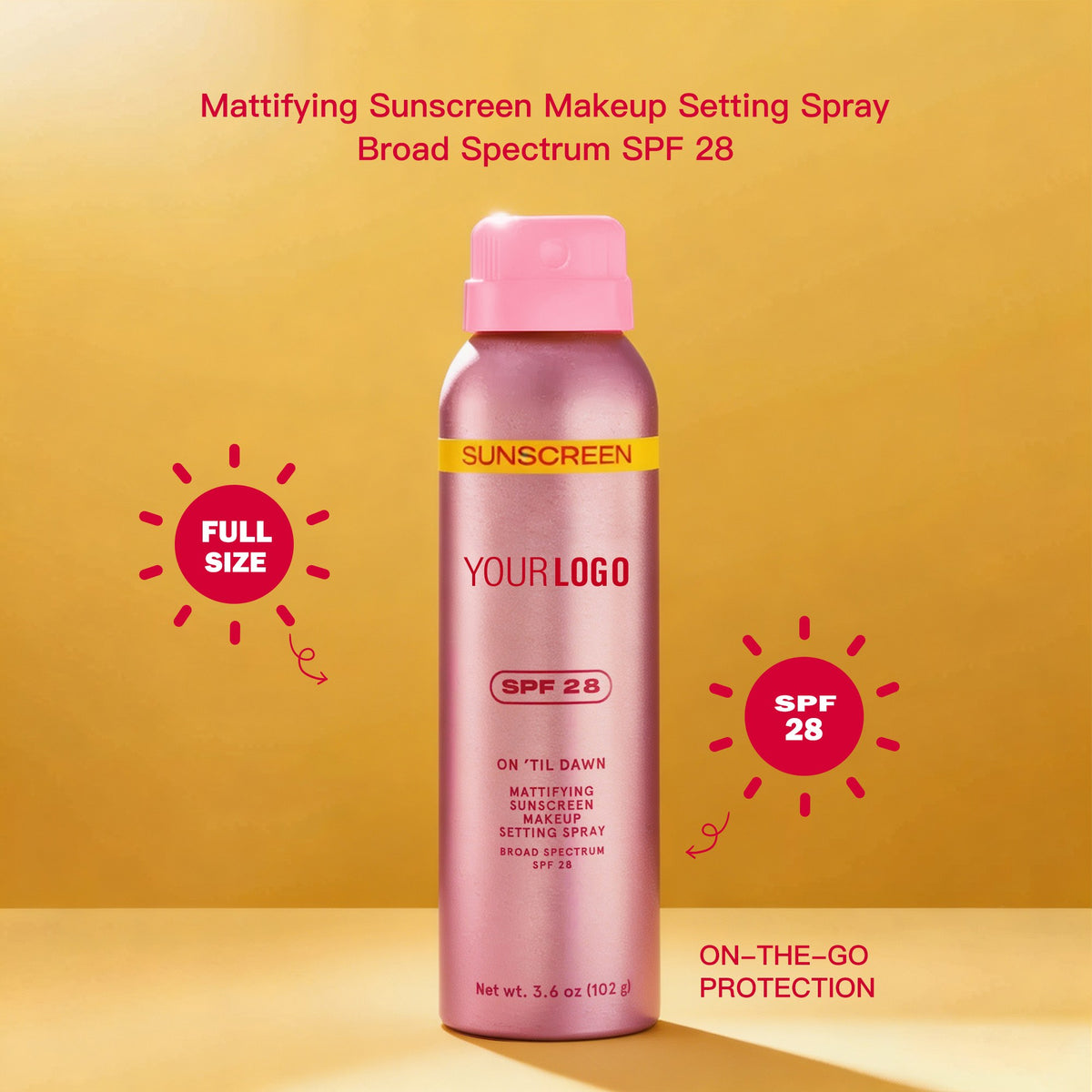Setting Spray With  Sunscreen