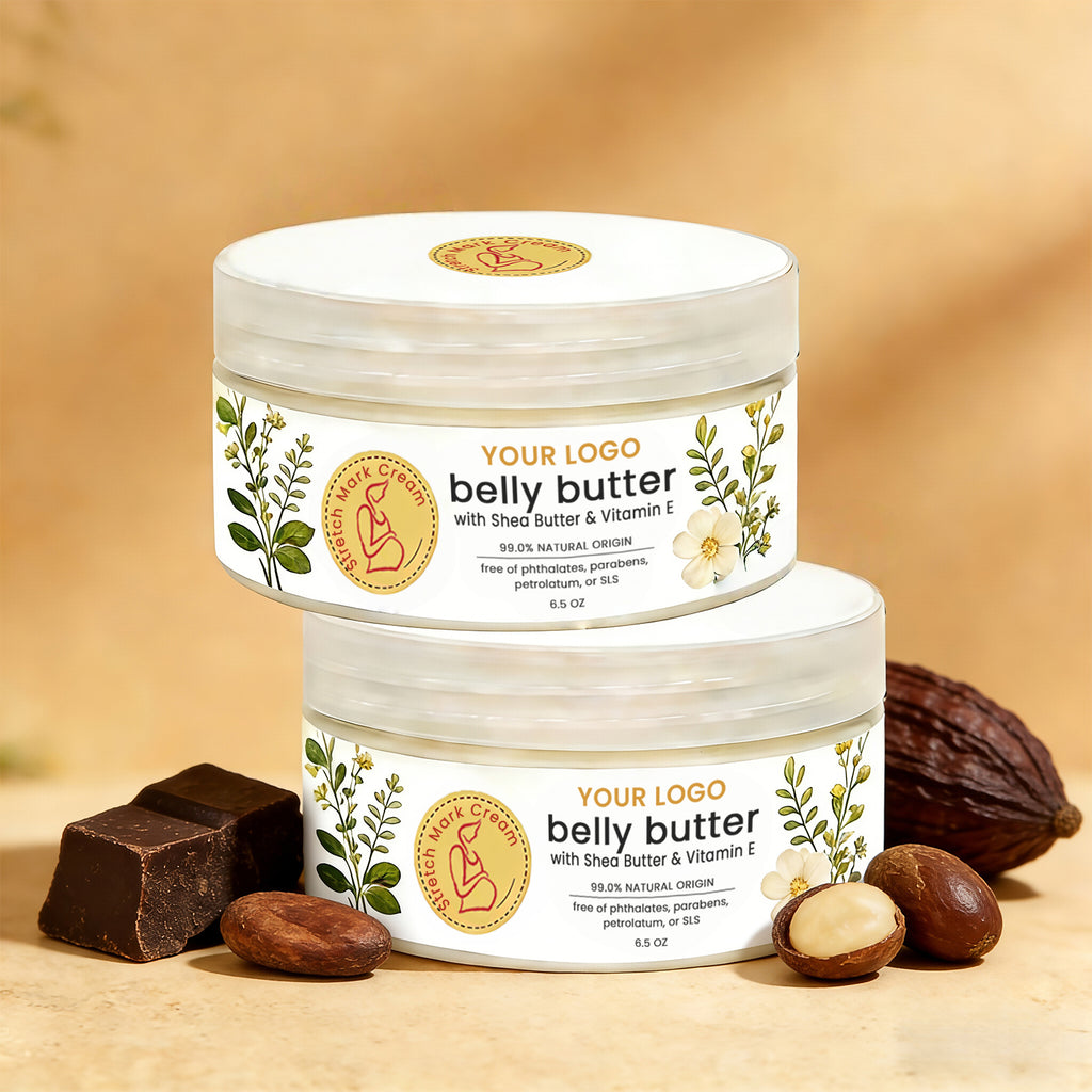Private Label Belly Butter Pregnancy Stretch Mark Cream