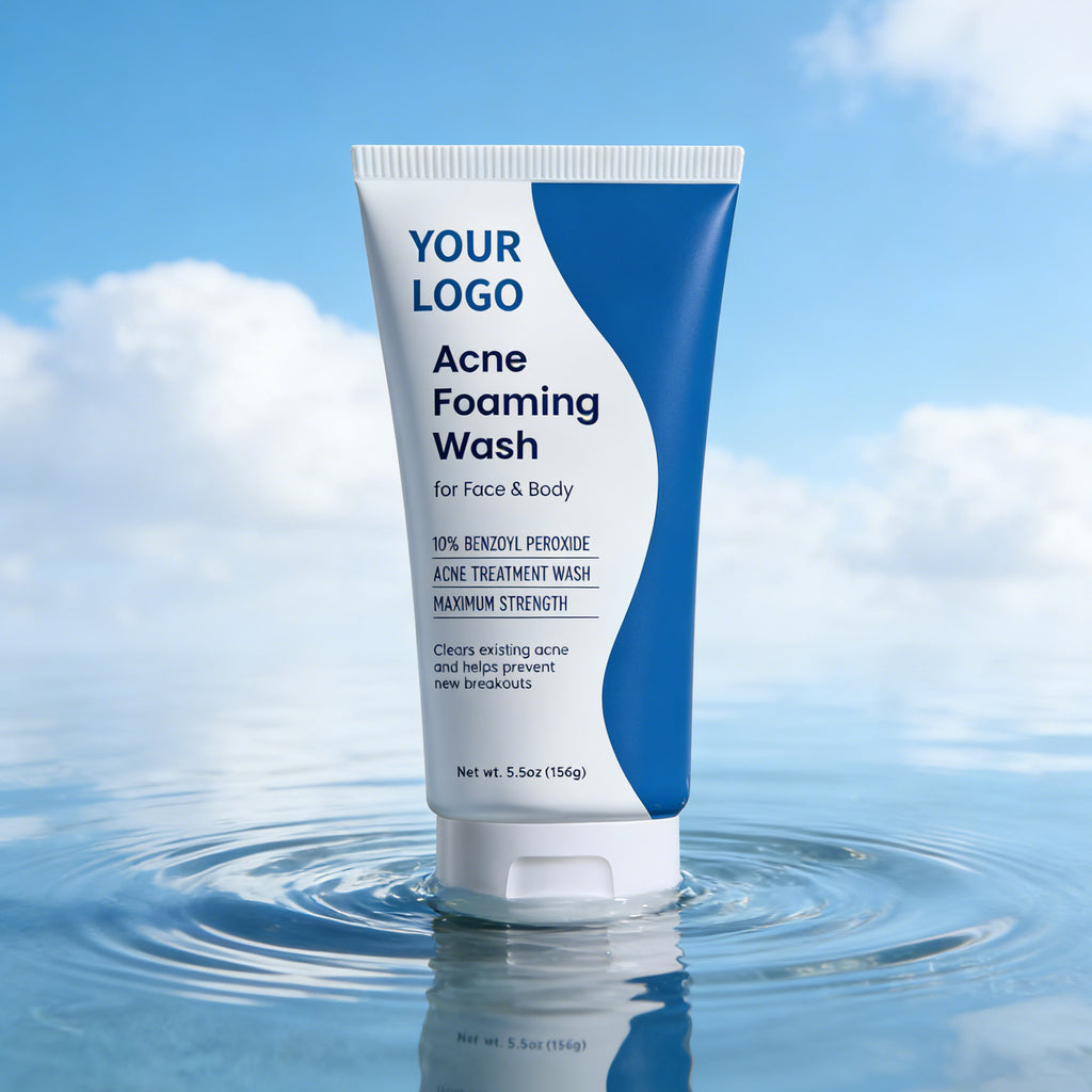 Private Label Facial Cleanser for All Skin Types Gentle Face Wash