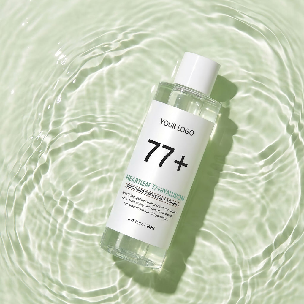 Private Label Heartleaf 77 Hyaluron Soothing Gentle Face Toner