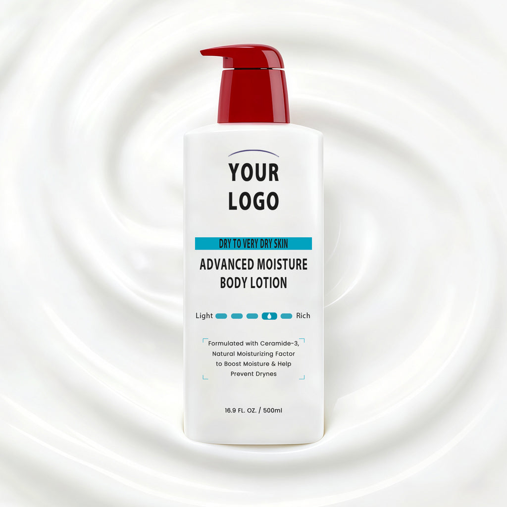 Private Label Daily Moisturizing Body Lotion Hyaluronic Acid Ceramides 24H