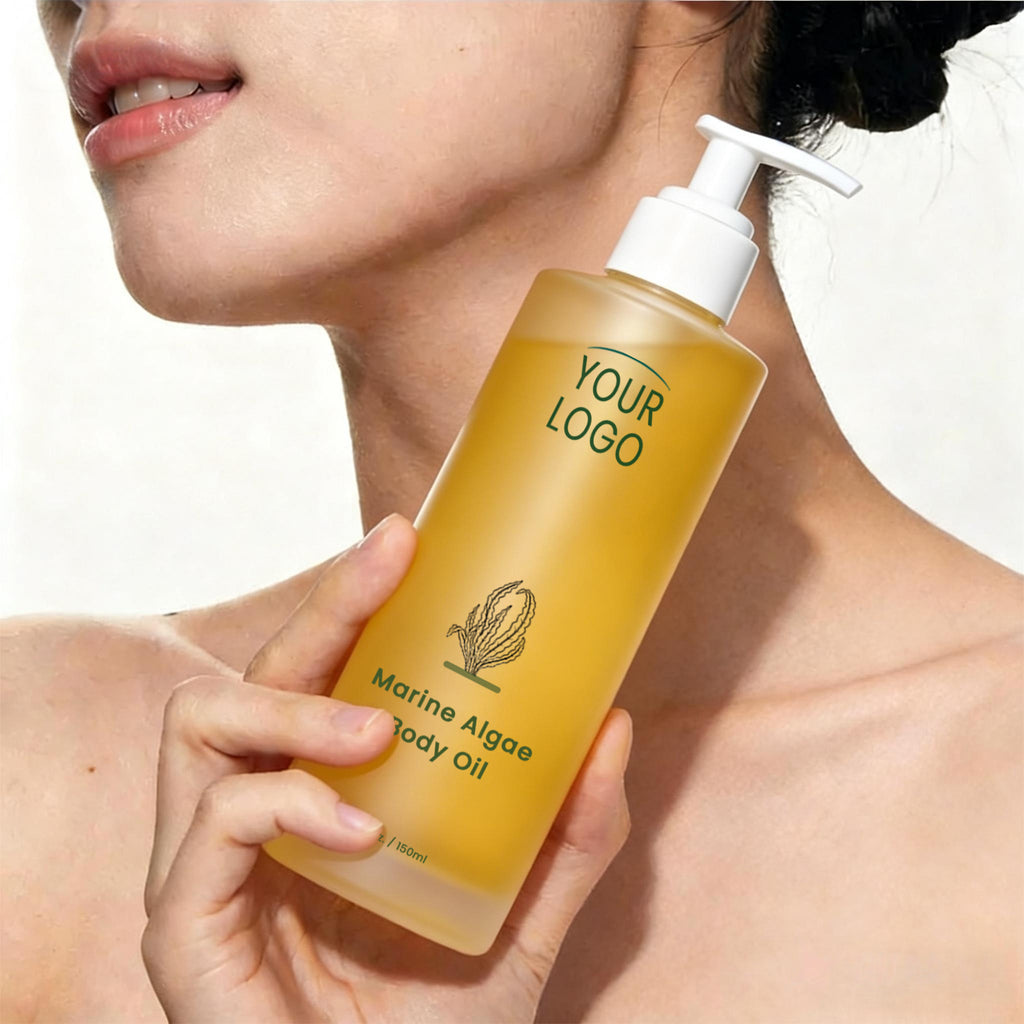 Private Label Undaria Algae Body Oil Cover BB Cream Marine Firming Glow