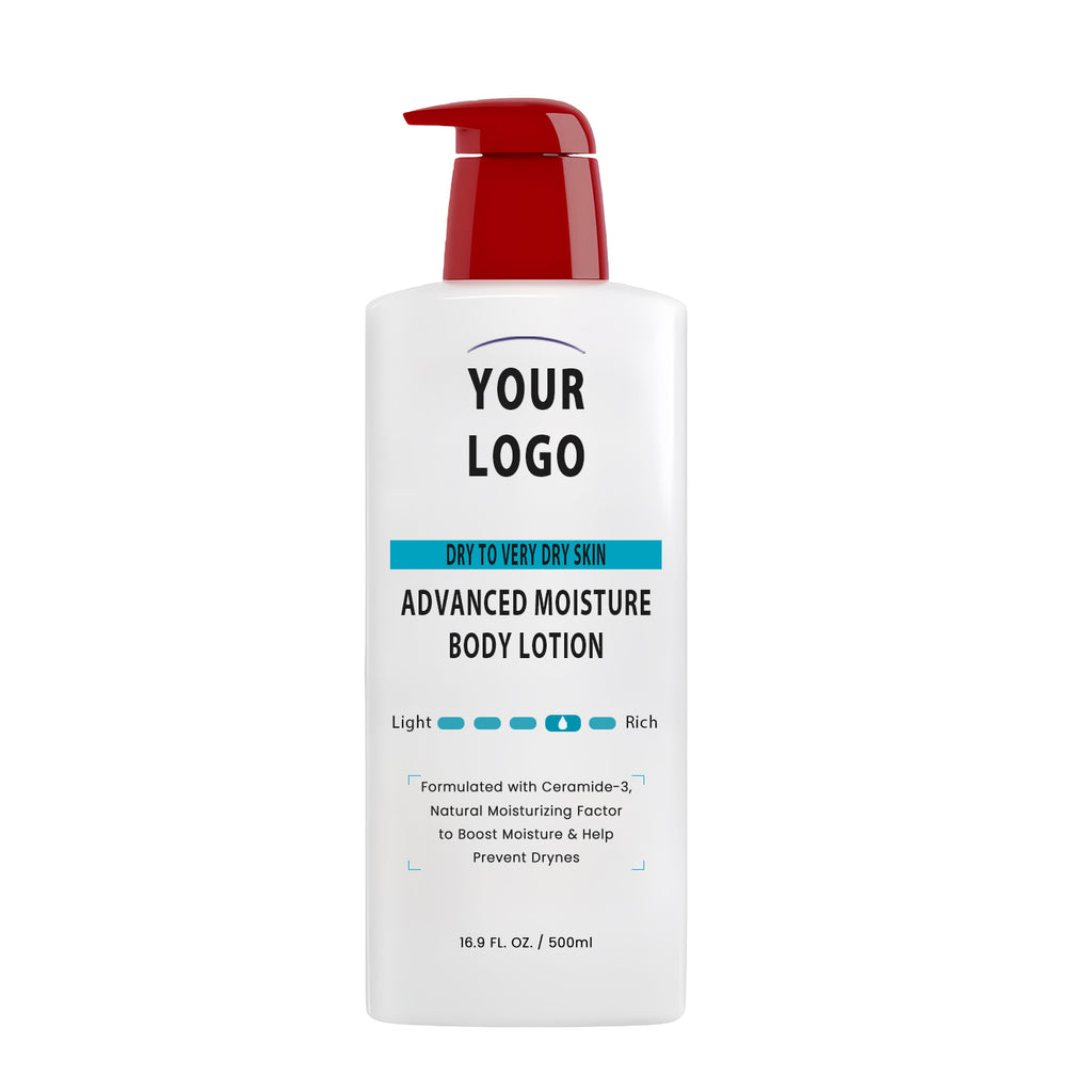 Private Label Daily Moisturizing Body Lotion Hyaluronic Acid Ceramides 24H