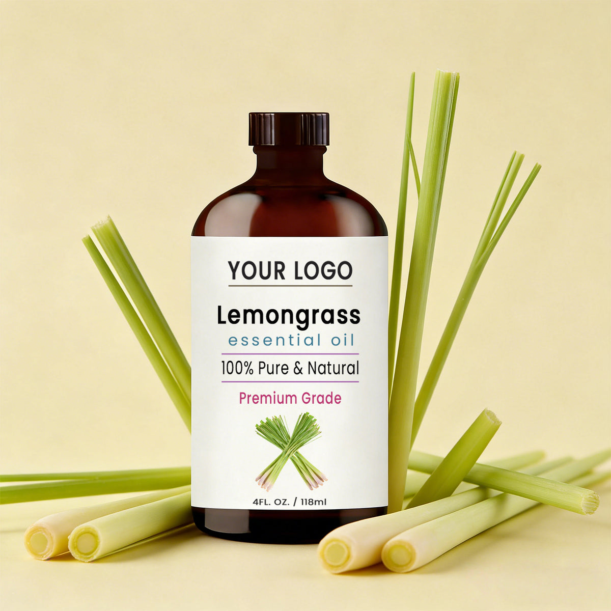 Private Label Lemongrass Essential Oil 100% Pure Natural Premium Grade OEM